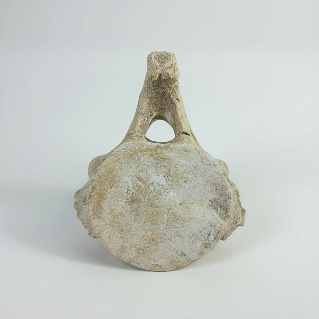 Plesiosaur-vertebrae-fossilpaleo (1) Authentic Plesiosaur (Zarafasaura oceanis) Vertebra Fossil Bone - Image 1